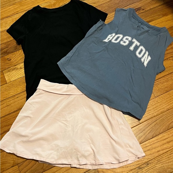 art class Girls S 6/6X Tank Top BOSTON Slate Blue Raw-Edge Cut-Off Sleeves - Picture 10 of 10